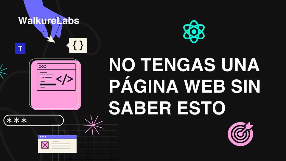 No tengas una página web